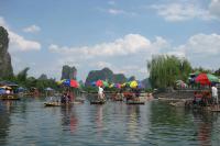 Balade en radeau sur la rivière Yulong